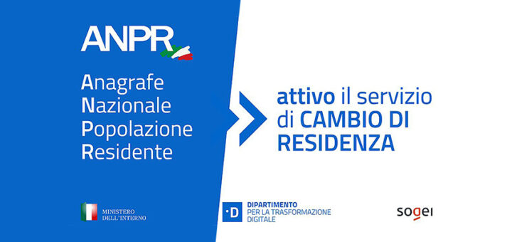 come cambiare residenza online anpr